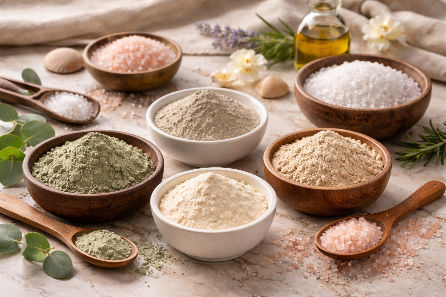 The Ritual of Purity: Benefits of Natural Clays and Salts for Skin