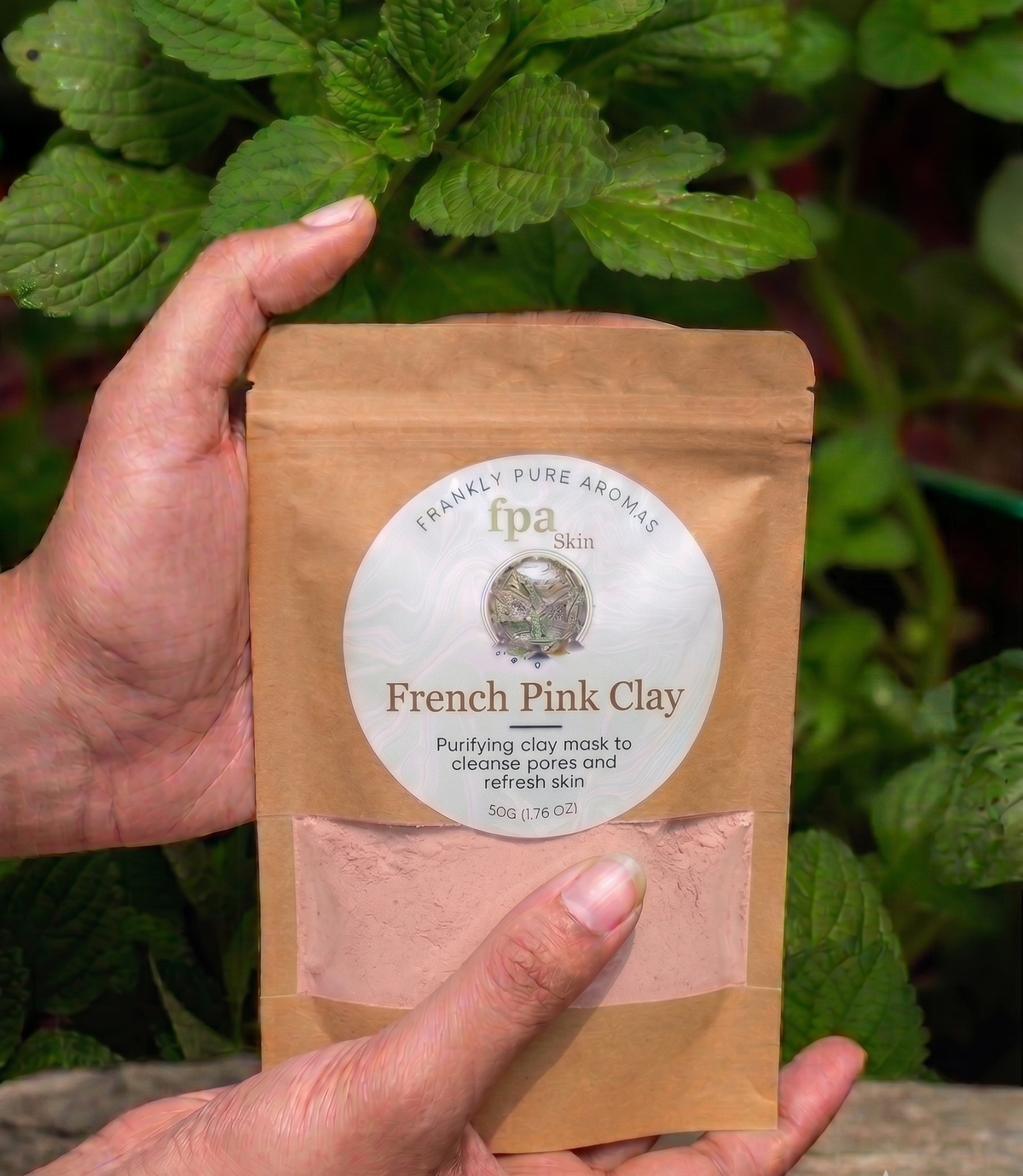 FPA Skin | French Pink Clay | 100% Pure & Unadulterated Detoxifying Clay for Face & Body | 50g