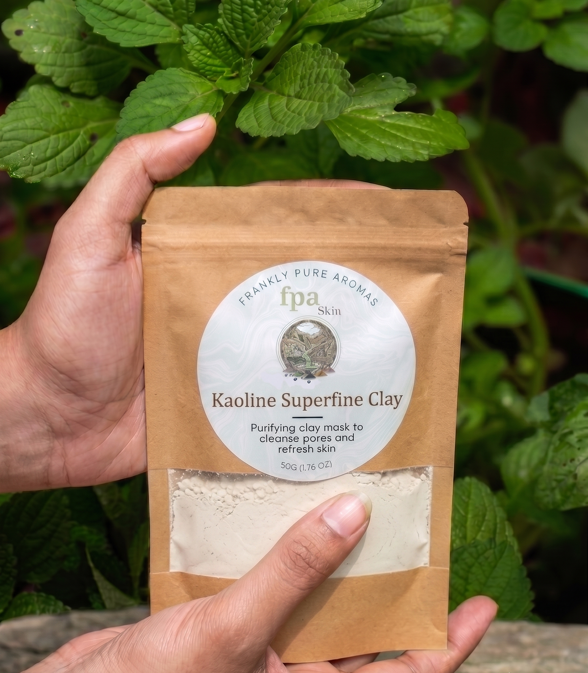 FPA Skin | Kaolin Superfine Clay | 100% Pure & Unadulterated Detoxifying Clay for Face & Body | 50g